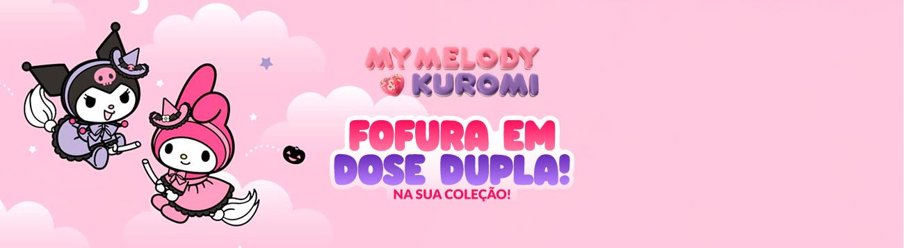My Melody e Kuromi: Fofura em dose dupla na sua coleo