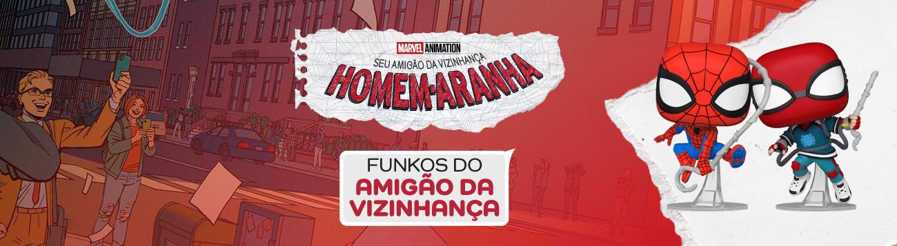 Homem-aranha. Funkos do amigo da vizinhana