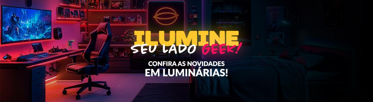 Ilumine seu lado geek! Confira as novidades em luminrias
