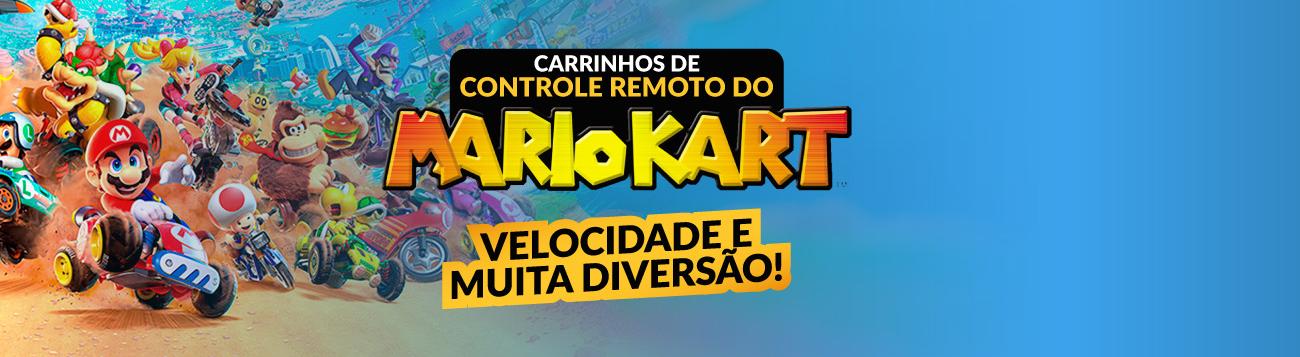 Carrinhos de controle remoto Mario Kart: Velocidade e muita diverso