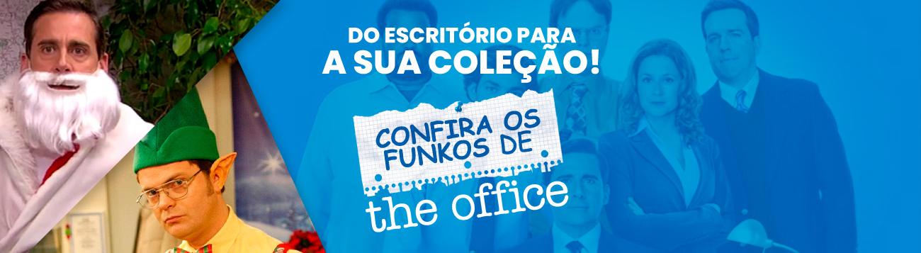 Do escritrio para a sua coleo. Confira os Funkos de The Office
