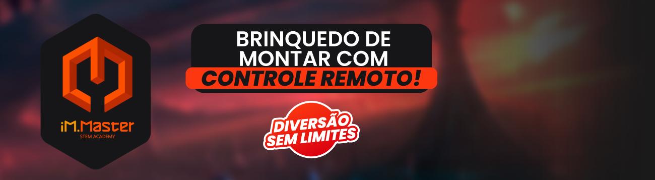 Brinquedo de montar com controle remoto. Diverso sem limites