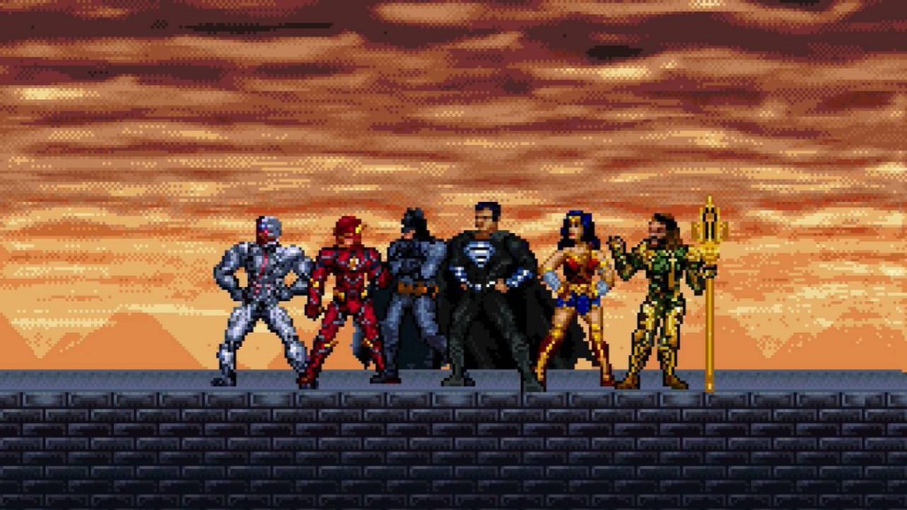 SNYDERCUT – Trailer  recriado em 16bits