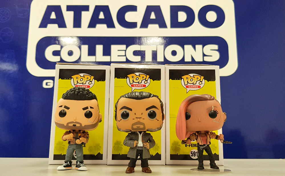 Os Funkos de CYBERPUNK 2077 chegaram na Collections!