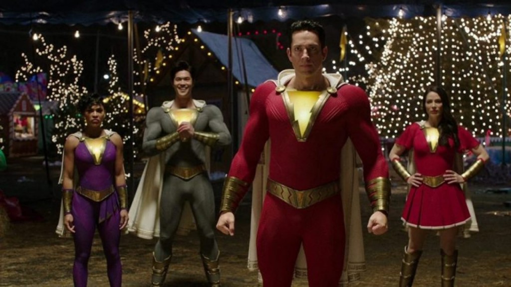 SHAZAM 2 – Teaser  divulgado “mostrando” o novo traje do heri