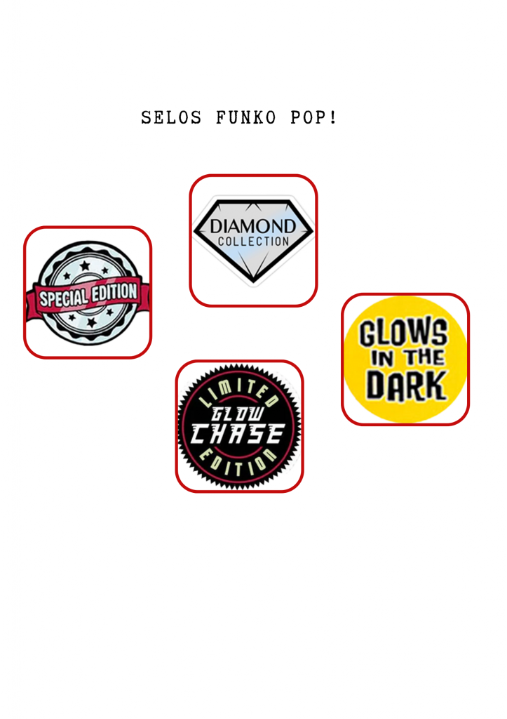 Entenda o significado dos selos da Funko Pop!