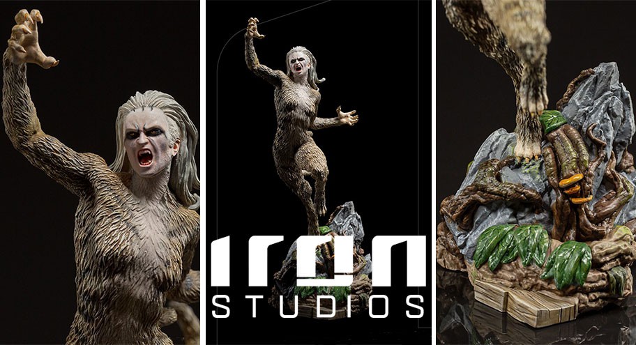 WW84 – IRON STUDIOS lana esttua da Mulher-Leopardo