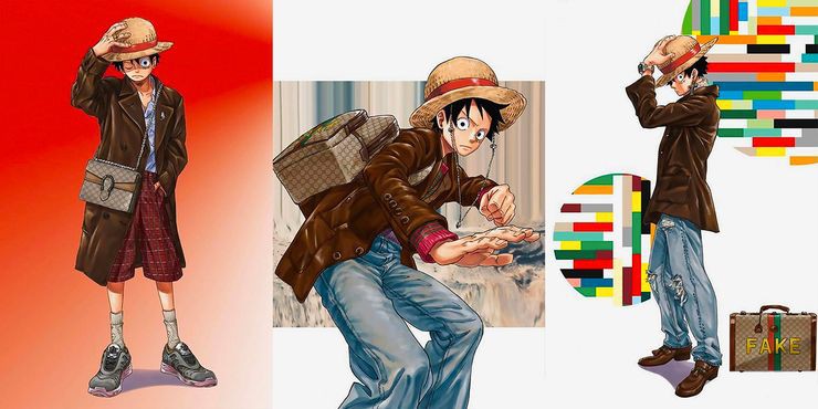 Gucci faz parceria com ONE PIECE para sua nova linha