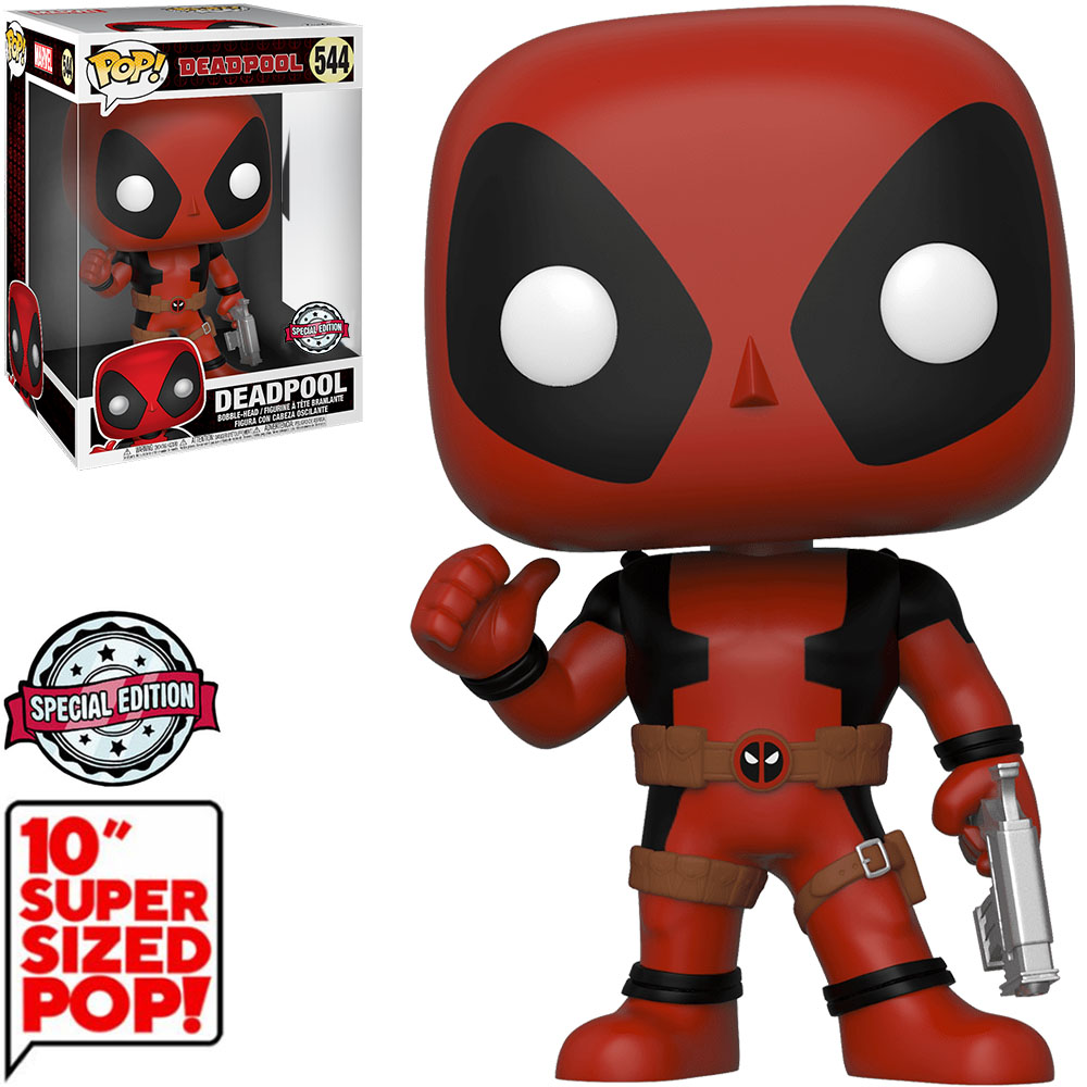 Funko Pop Marvel Deadpool Exclusive Deadpool (10" Super Sized) 544