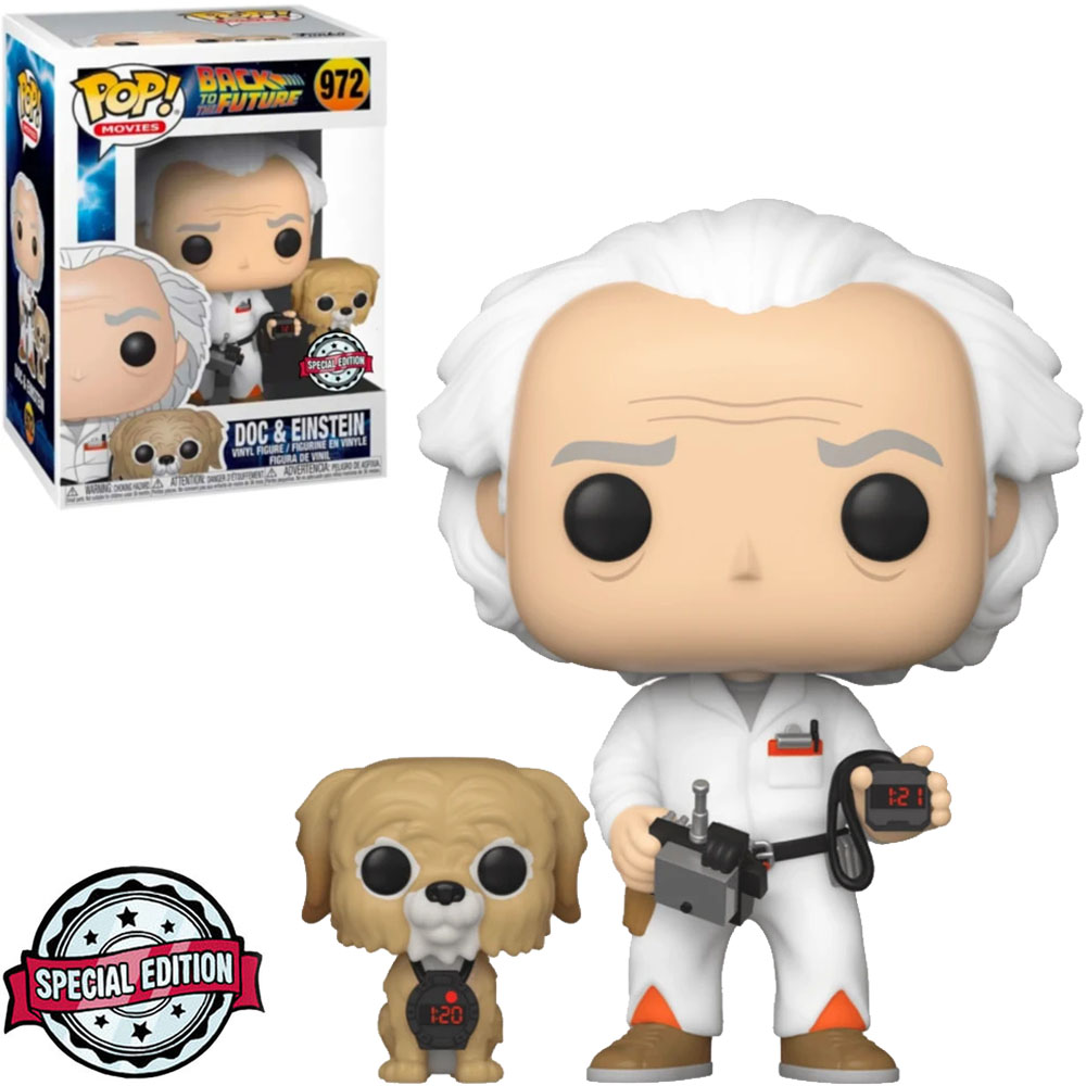 funko pop doc and einstein