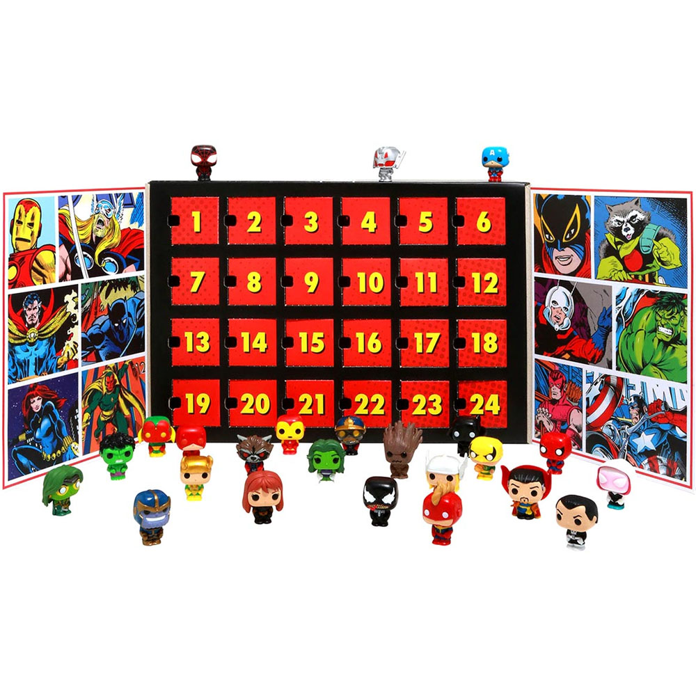 Calend rio Funko Advent Calendar Marvel Pocket Pop 24pcs Atacado Collections Geek Store