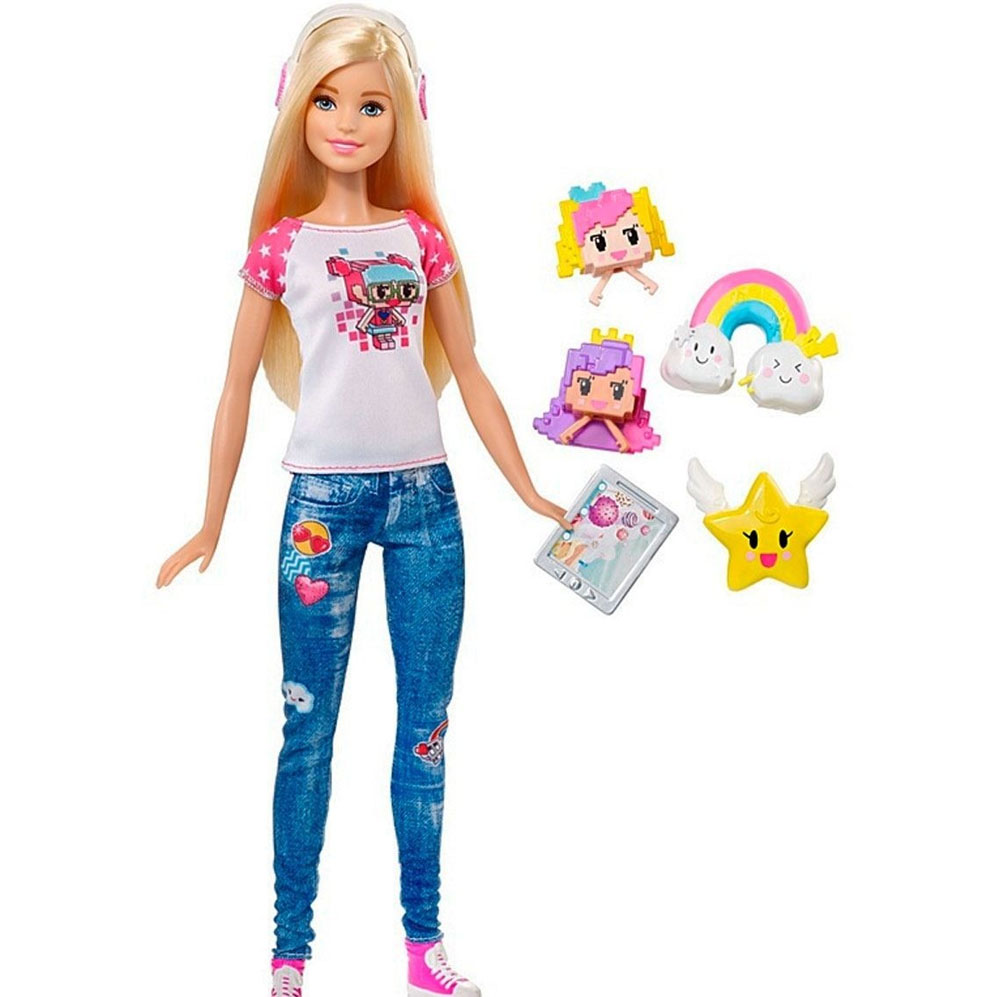 BONECA BARBIE MUNDO VIDEO GAME DTV96 - Papelaria Criativa