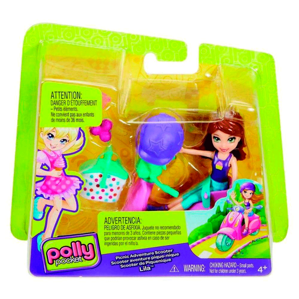 Brinquedo Polly Picnic Boneca Com Acessórios - Polly Pocket