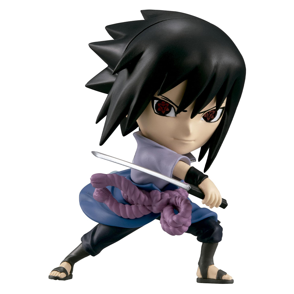 Boneco Bandai Chibi Masters Naruto - Uchiha Sasuke