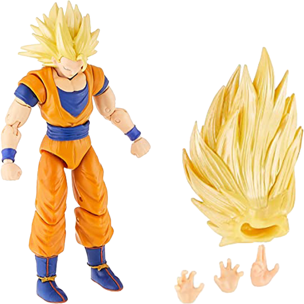 Dragon Ball Super Saiyan 3 Goku com Dragões Dourados Figuras de Ação  Brinquedos - AliExpress