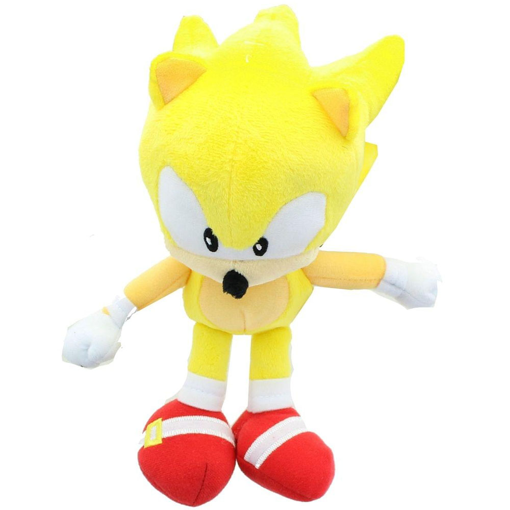 Boneco de Pelúcia Tomy Sonic The Hedgehog - Super Sonic Plush T22391