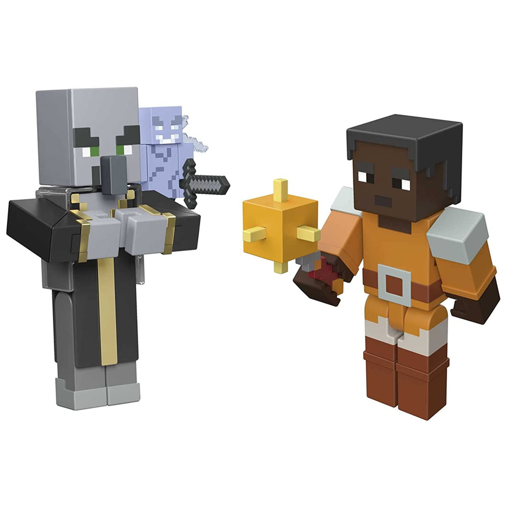 Boneco Mattel Minecraft Dungeons - Ebo Vs Evoker