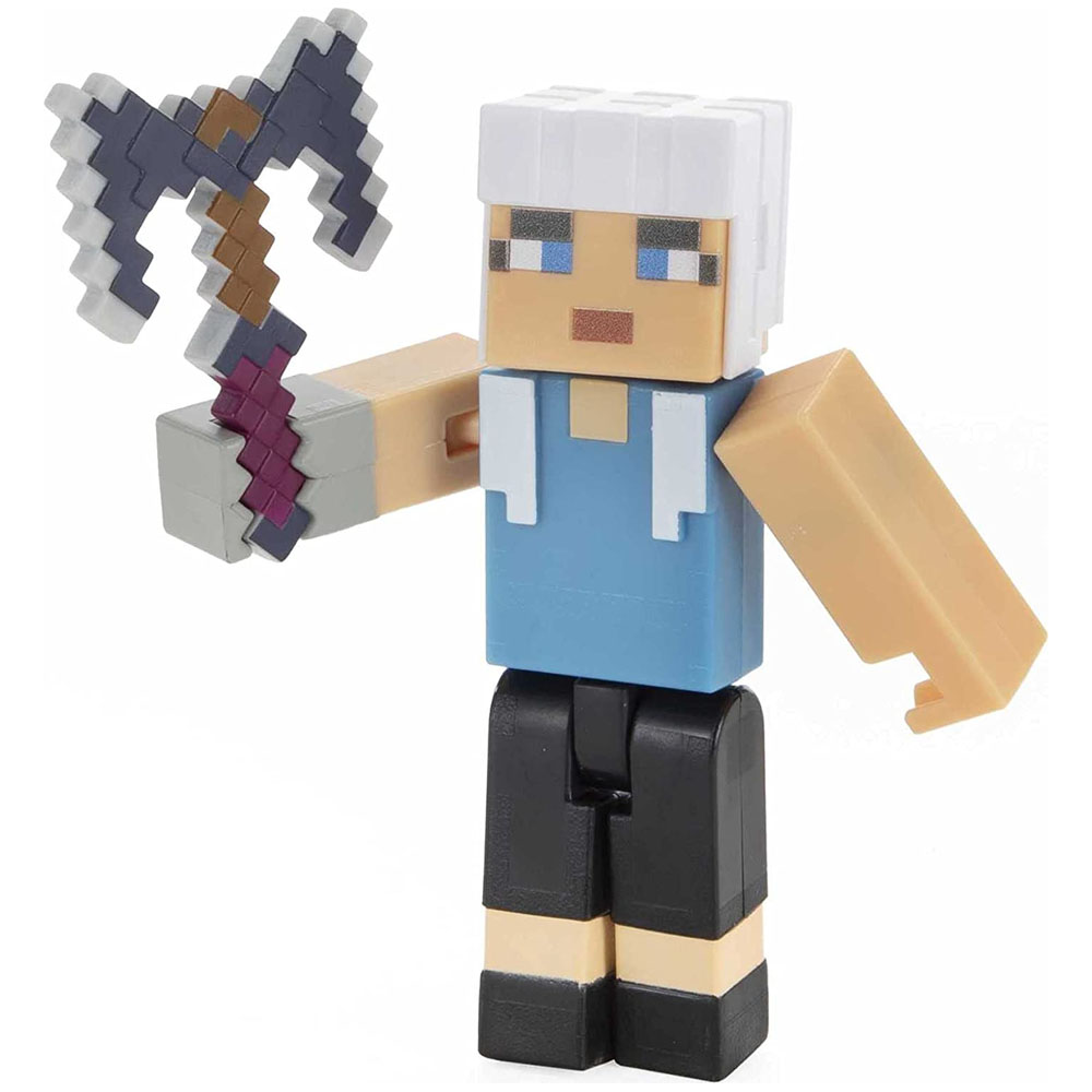 Boneco do minecraft plastico