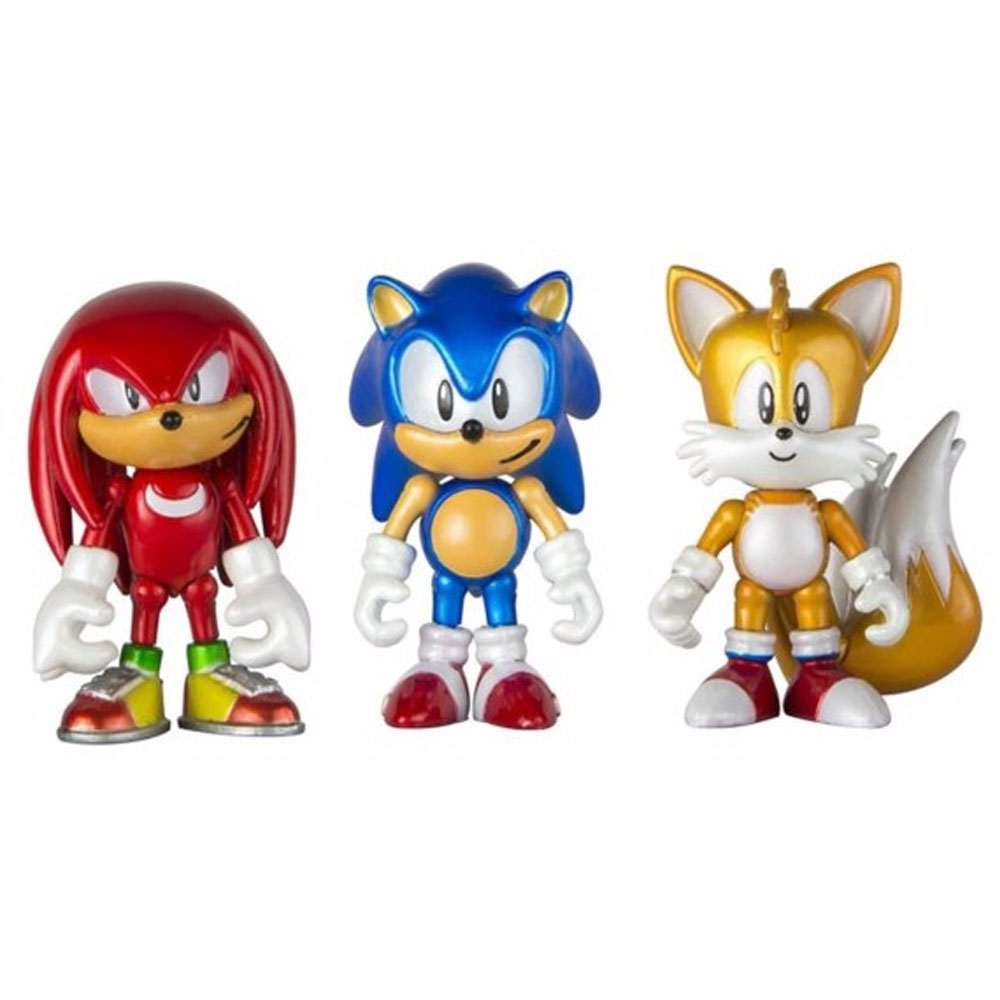 Sonic - Bonecos Colecionáveis - Pack com 5