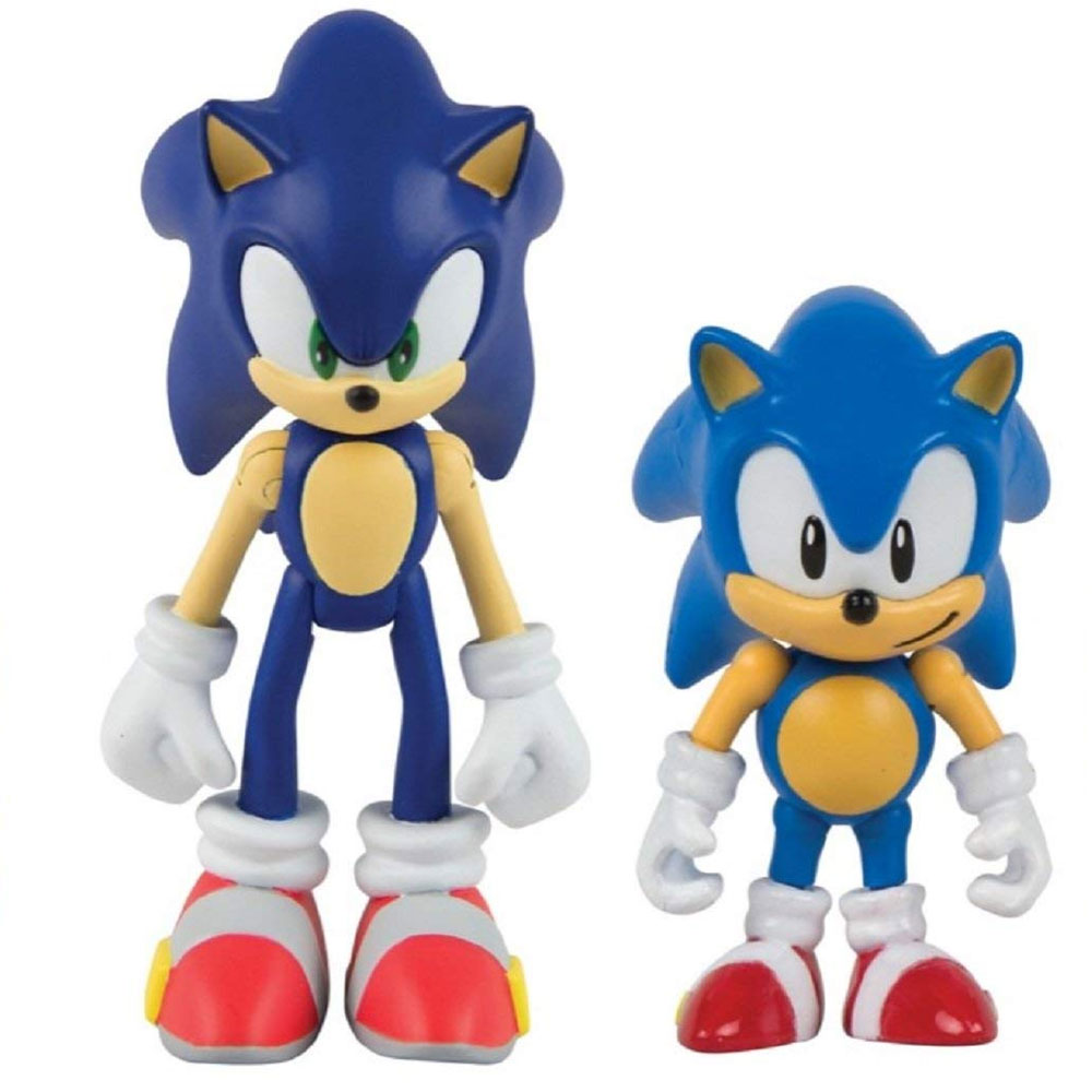 kit Bonecos Sonic com 3 peças