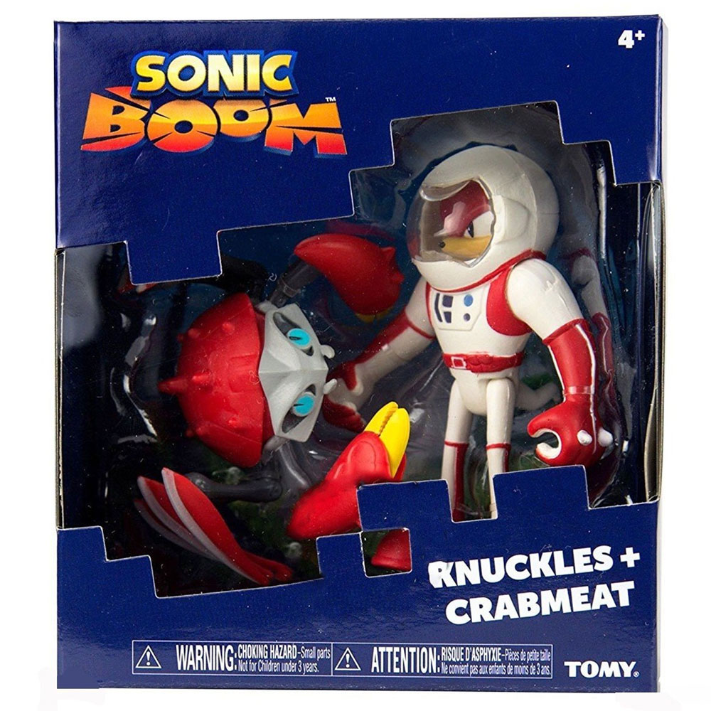 Boneco Tomy Sonic Boom Knuckles+crabmeat T22045