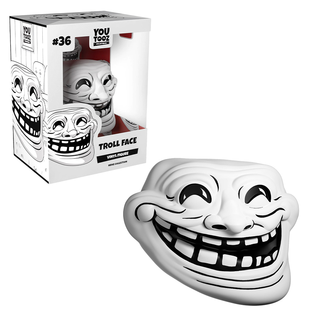 Troll Face Figure 3″ Vinyl Figure Troll Face Meme - Collection