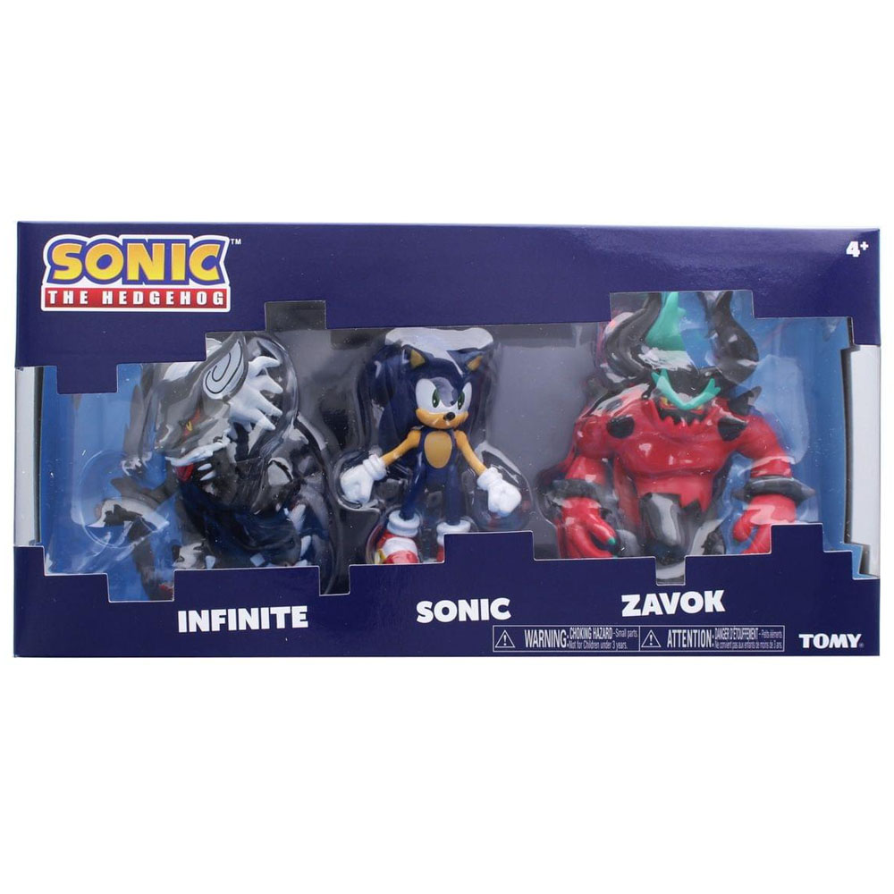 Bonecos Tomy Sonic The Hedgehog - Infinite,sonic And Zavok