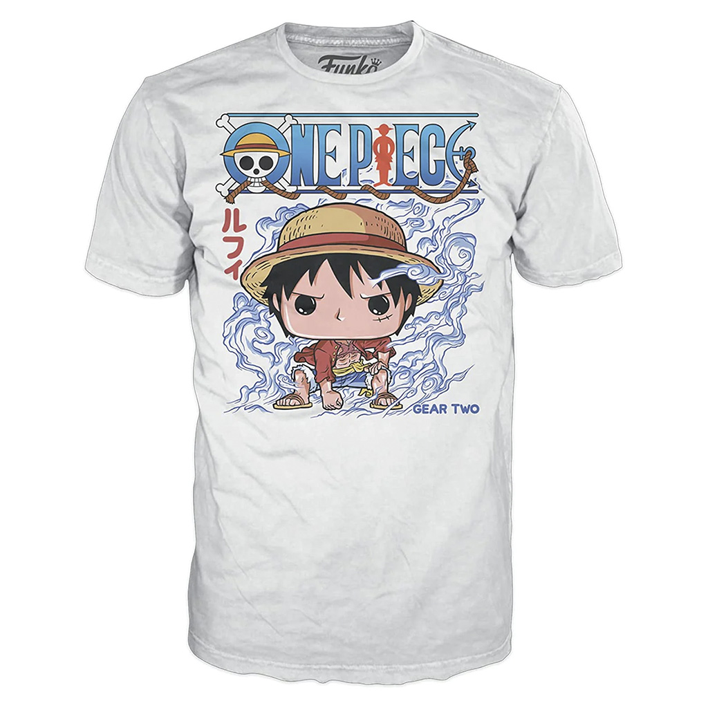 Camiseta T-shirt Anime One Piece Luffy - Branco