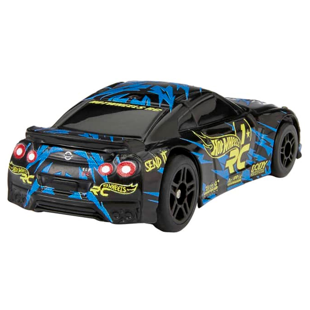 Carro Hot Wheels - Mini Nissan Gtr C/controle Remoto 1/64