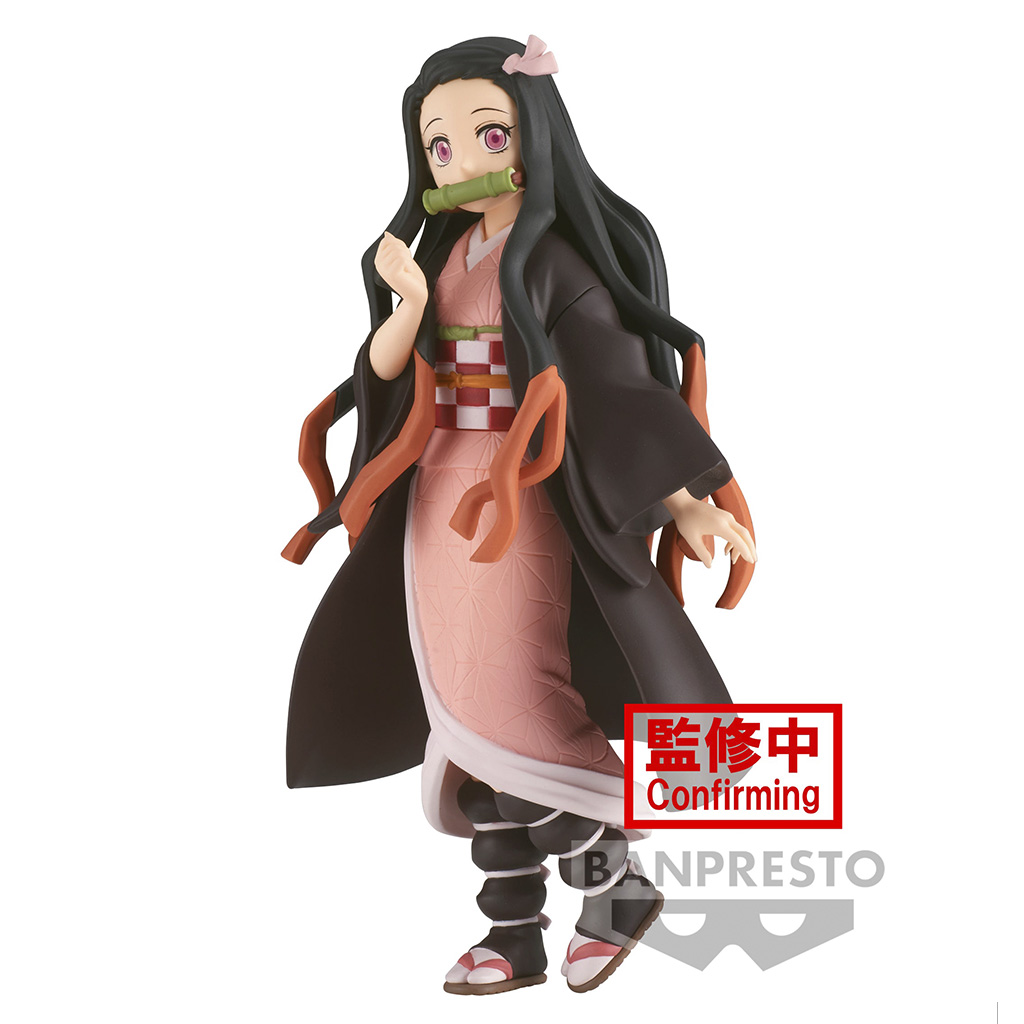 Boneco Figure para coleção Nezuko Kamado Anime Kimetsu no Yaiba