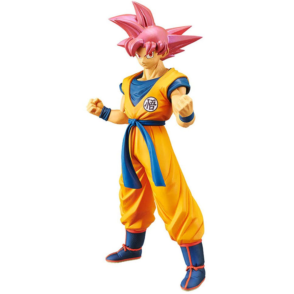 Boneco Dragon Ball Z Goku Super Saiyajin Deus Action Figure