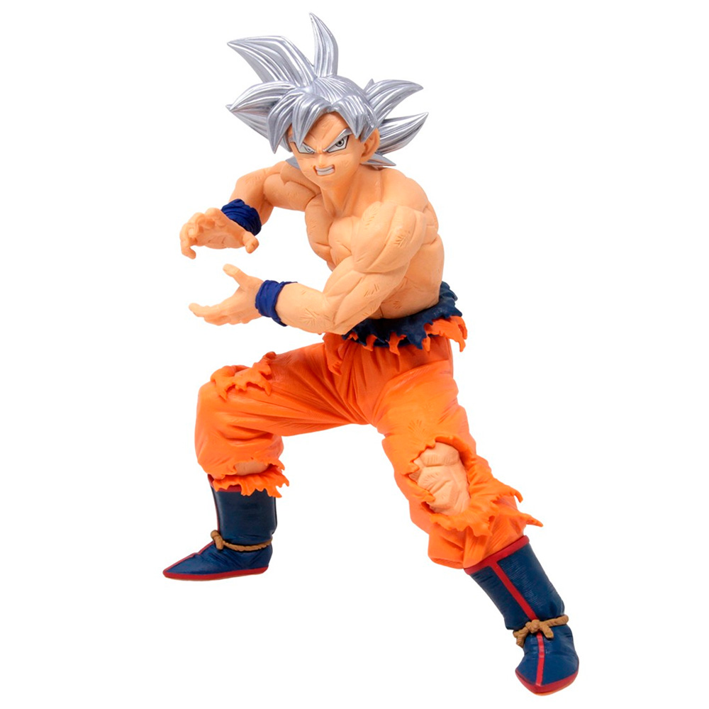 Boneco articulado do goku instinto superior dando