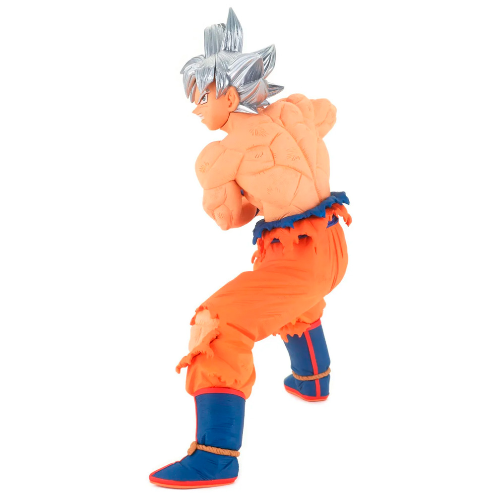 Boneco articulado do goku instinto superior dando