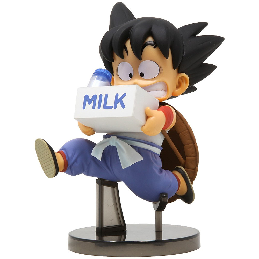 Estátua Banpresto Dragon Ball Z World Figure Colosseum - Son Goku Milk Box  29340 | Atacado Collections