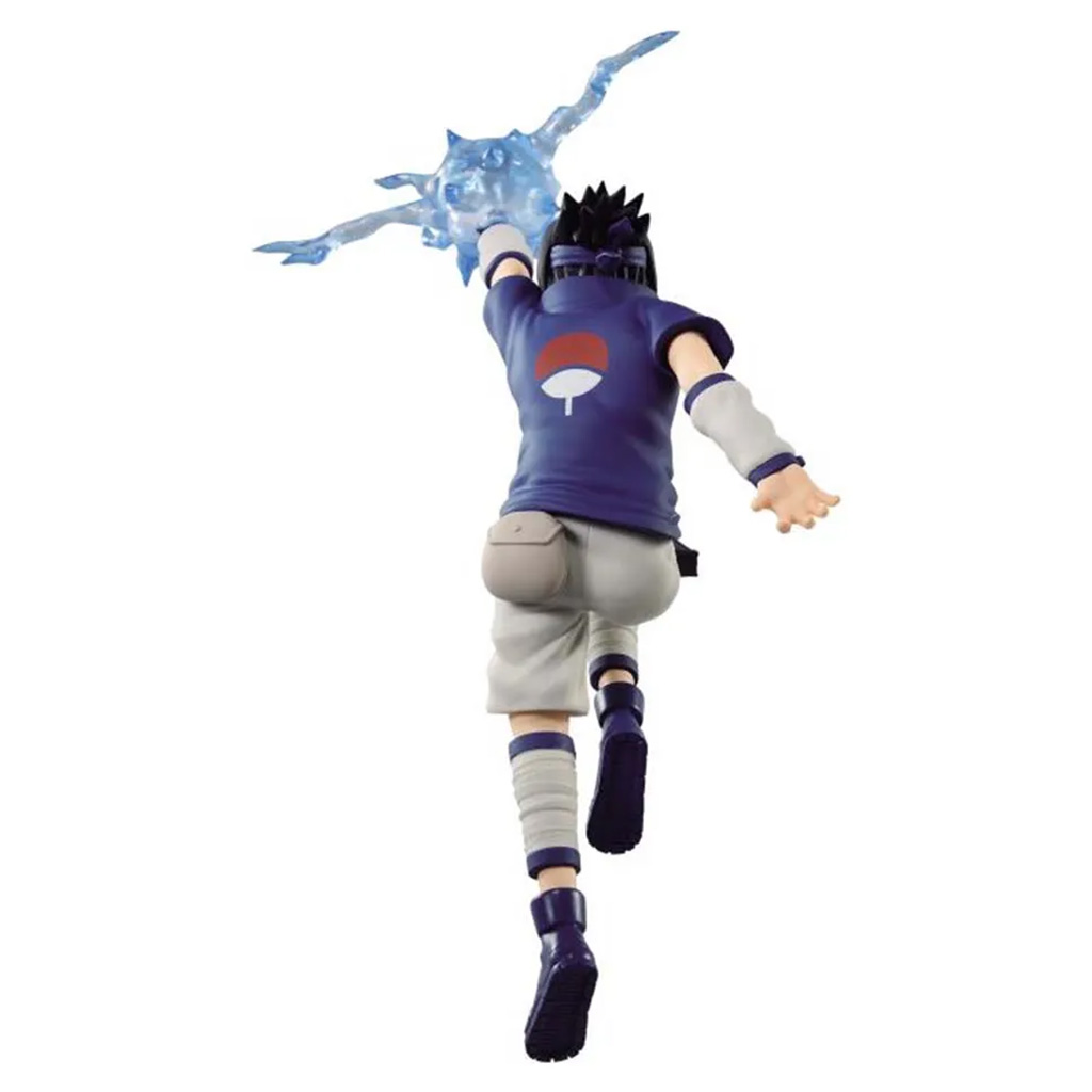 Boneco Miniatura Com Base Coleção Naruto Brinquedo Criança Pvc Sasuke Uchiha  I