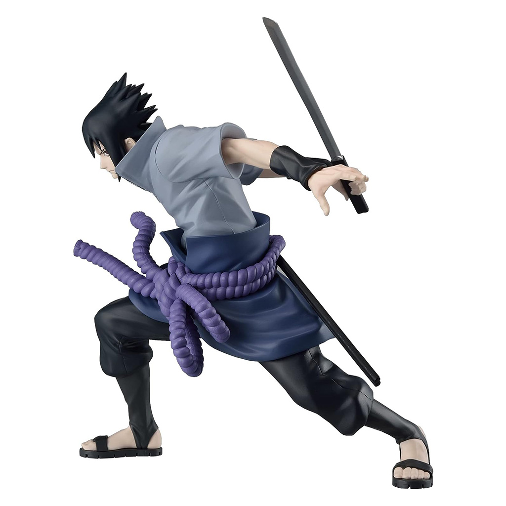 Estátua Banpresto Boruto Naruto Next Vibration - Uchiha Sasuke