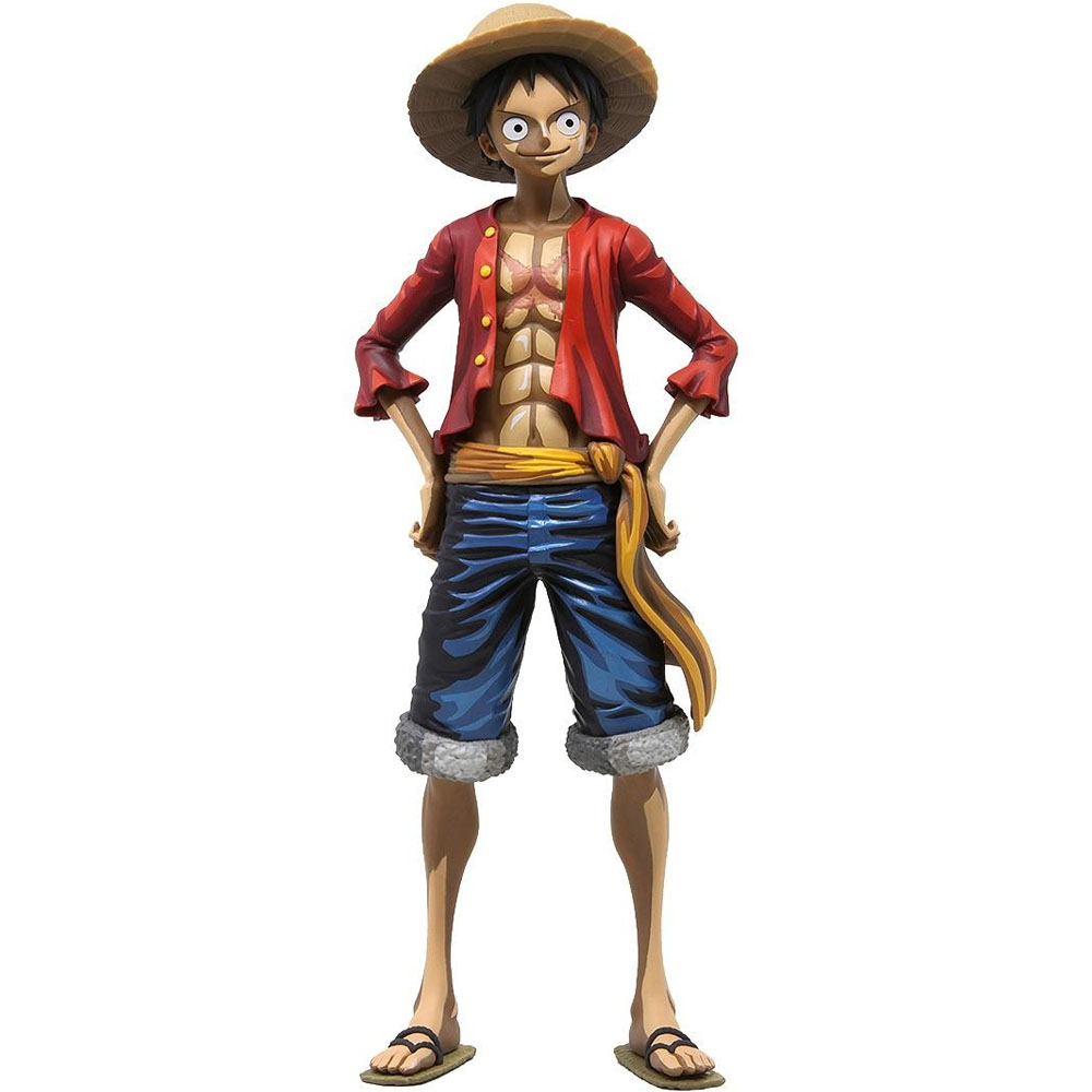 Estatua Monkey D. Luffy Haki do Armamento: One Piece - Anime Manga