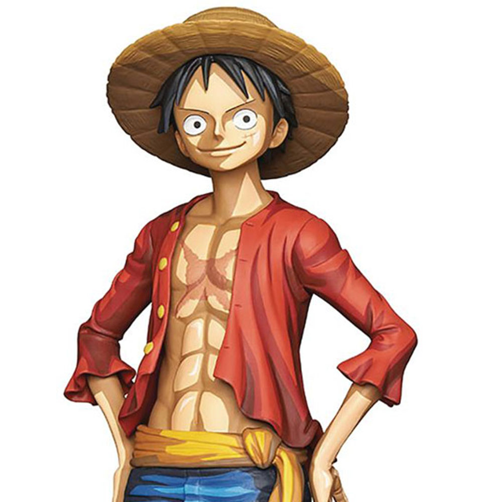 Estátua Monkey D. Luffy: One Piece Haki do Armamento 15cm Post