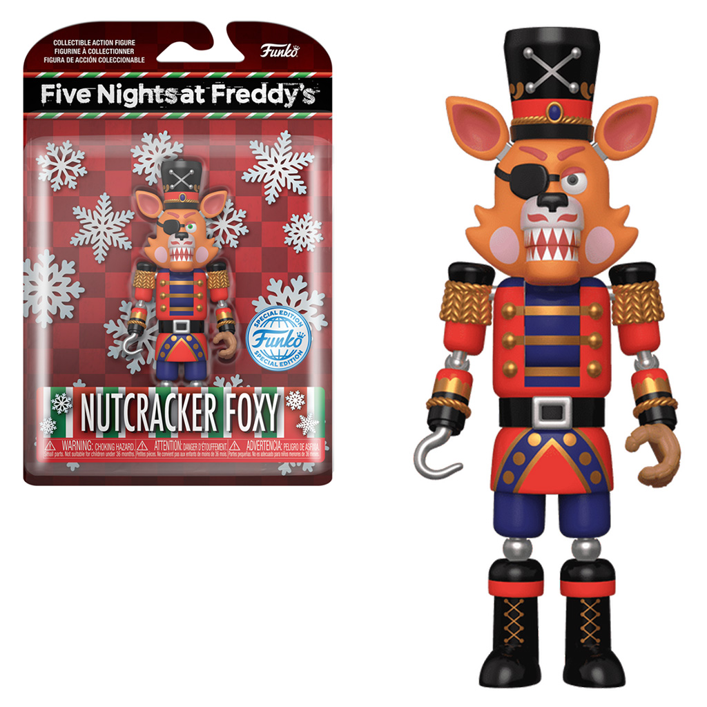 Five Nights At Freddys Holiday Nutcracker Foxy Plush Soft Toy Figure Freddy  FNAF