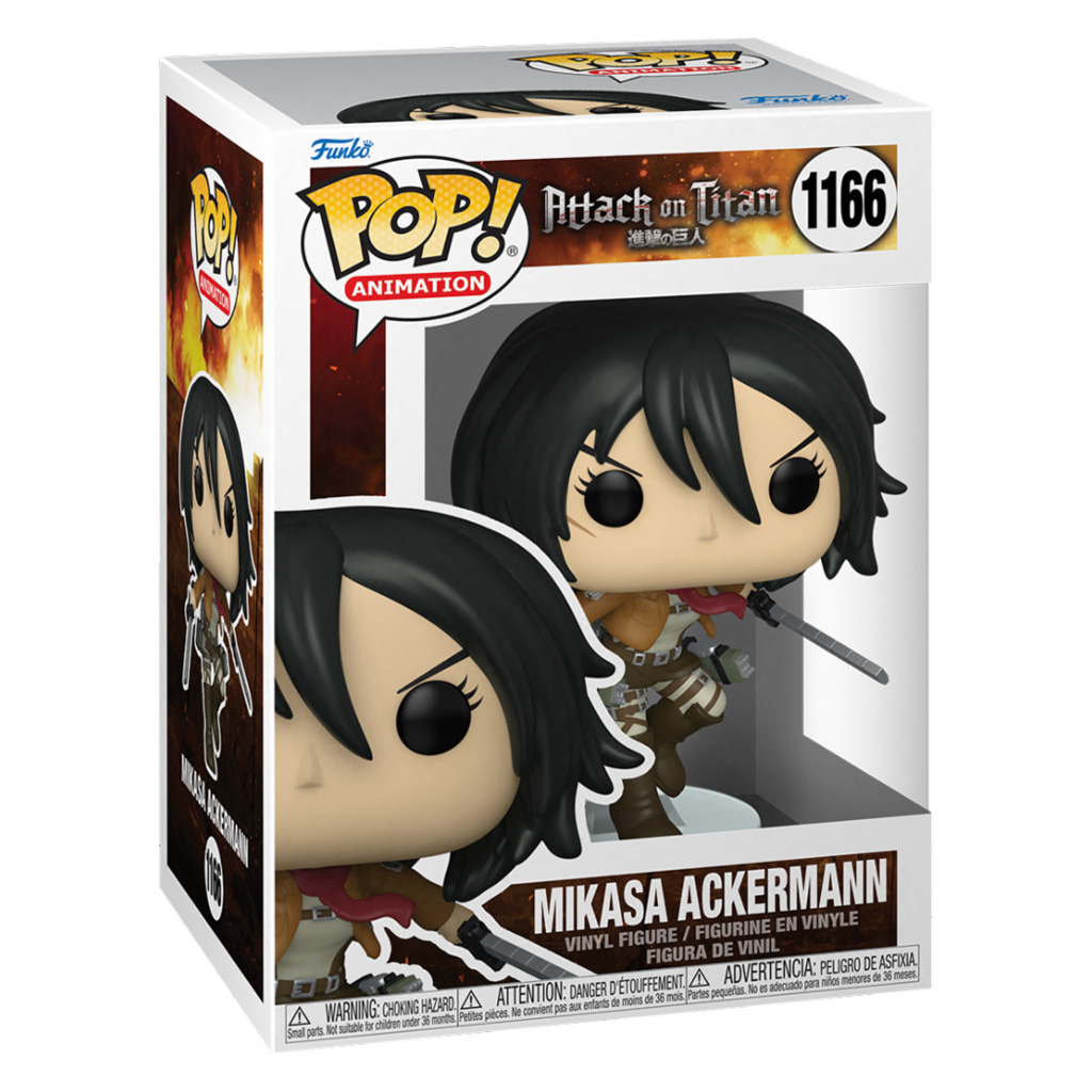 Funko Pop Mikasa Ackerman #1166 - Attack on Titan - Shingeki no Kyojin -  Geek Fanaticos