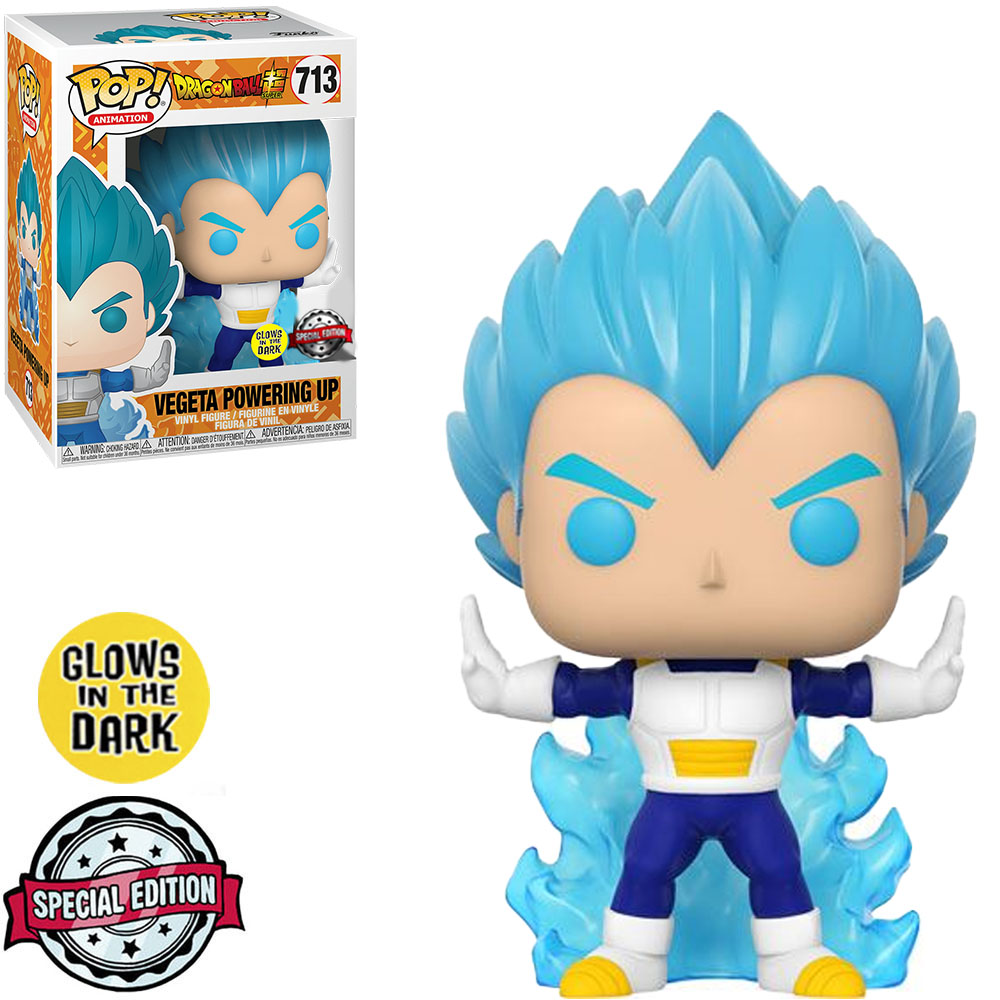 Funko Pop Dragon Ball Super - Vegeta Powering Up 713 (glow In The