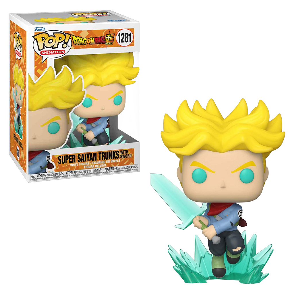 Funko Pop! Trunks do Futuro Super Sayajin Com Espada Dragon Ball Super  #1281 - Funko - Toyshow Tudo de Marvel DC Netflix Geek Funko Pop  Colecionáveis