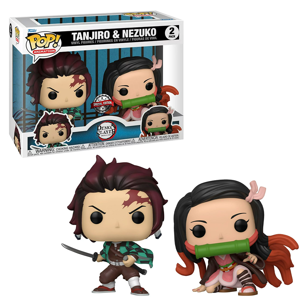 Mini Boneco - Demon Slayer - Funko Pop Animation - Tanjiro Kamado - Piticas