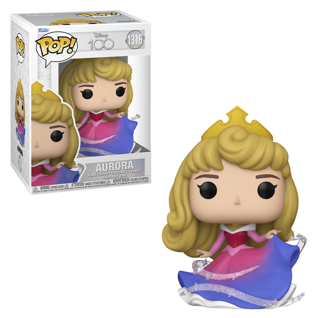 Funko Pop Princesas da Disney 100º aniversário Bela Adormecida Aurora