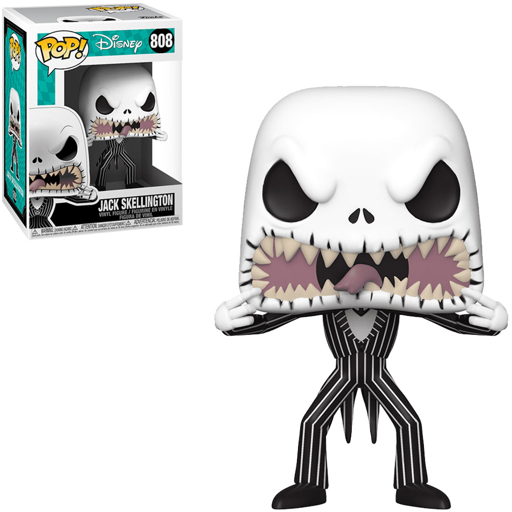 Disney: O Pesadelo Antes do Natal - Jack Skellington (Cara Assustadora)  Funko Pop! Boneco de vinil (fornecido com capa protetora compatível com Pop  Box) em Promoção na Americanas