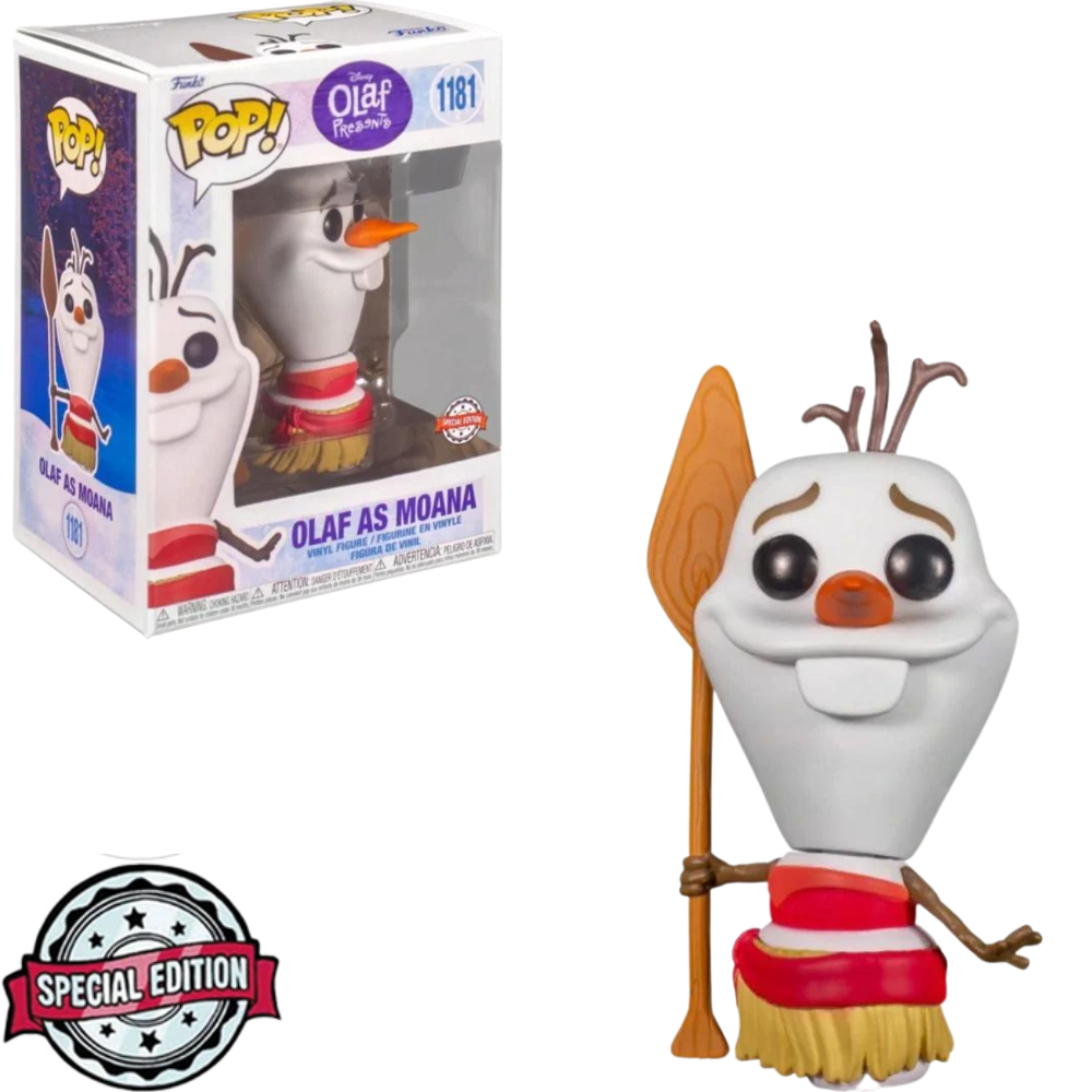 Funko Pop! Dinsey Frozen Olaf Presents Olaf as Moana 1181 Vinyl Figure  Bobble-Head