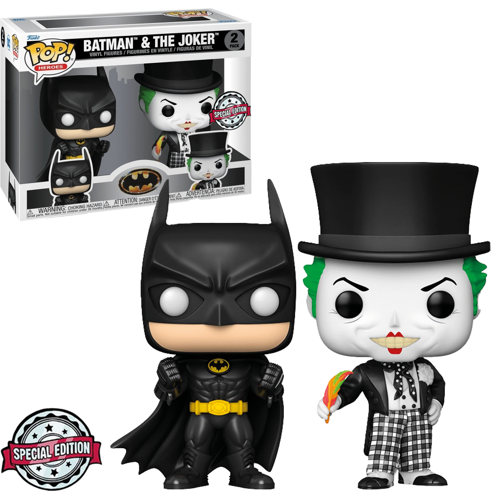 Funko Pop Heroes Dc Batman Exclusive Batman & The Joker (2 Pack) Atacado Collections