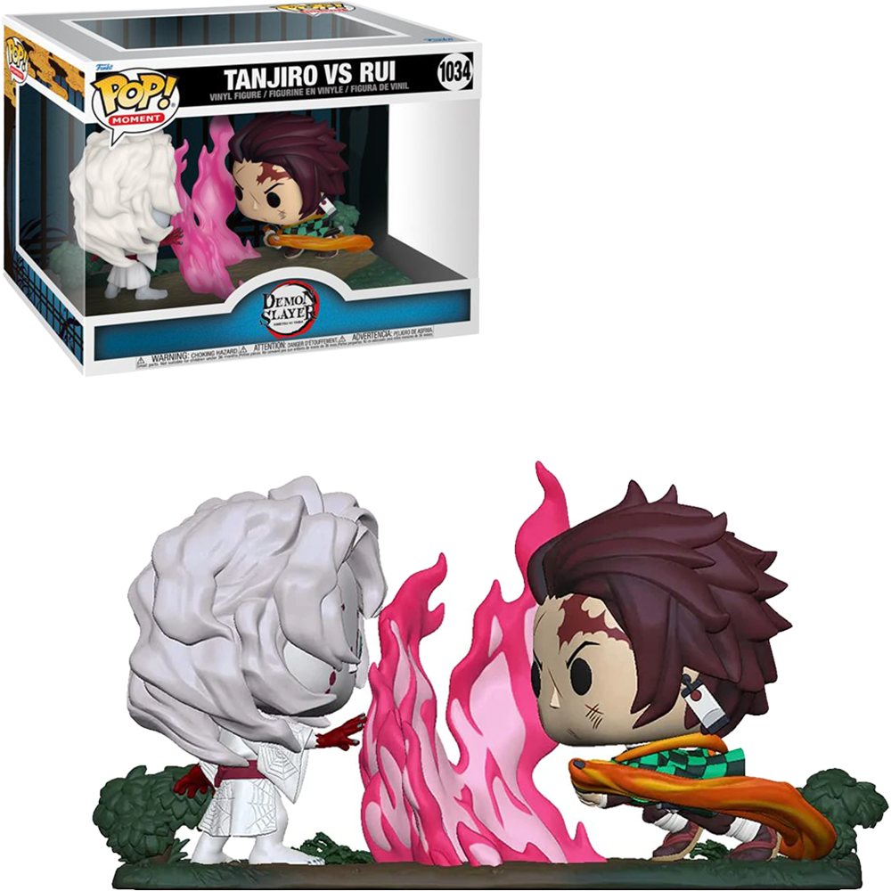 Funko Pop Moment Demon Slayer - Tanjiro Vs Rui 1034