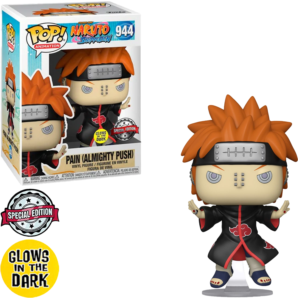 Bandana Pain da Aldeia Da Chuva Renegado - Naruto - Toyshow Tudo de Marvel  DC Netflix Geek Funko Pop Colecionáveis