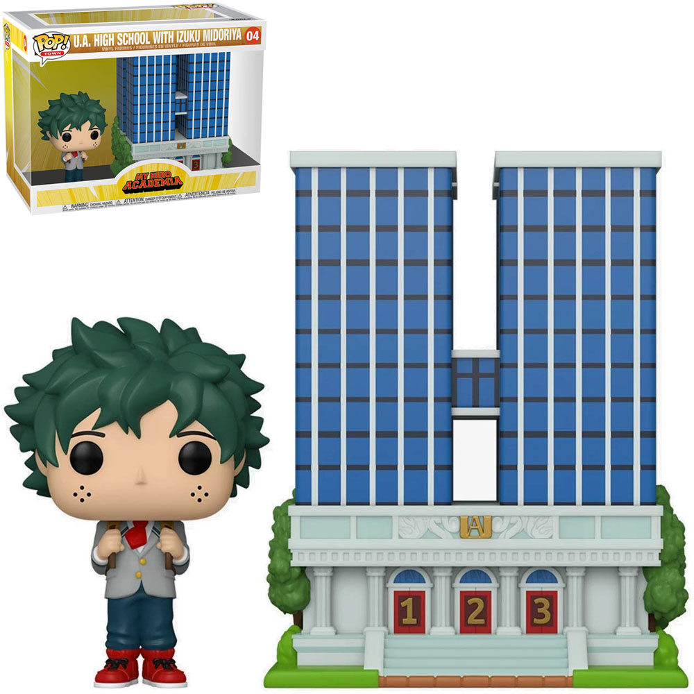 Funko Pop Town My Hero Academia - U.a High School With Izuku